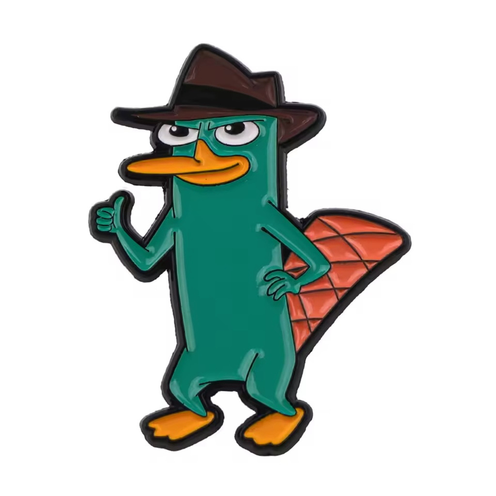 Perry the Platypus Enamel Pin – Disney’s Phineas and Ferb Collectible Gift
